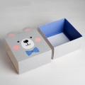 Коробка складная «Медвежонок», 15 х 15 х 8 см